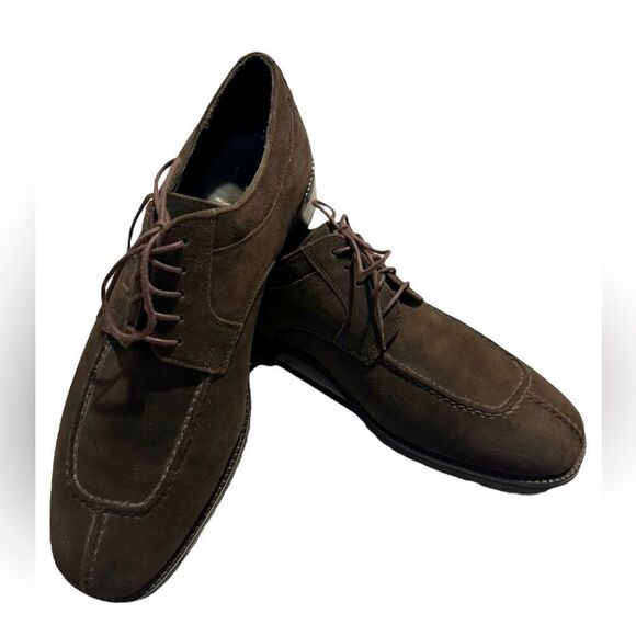 Cole Haan Suede NikeAir Sole Split-Toe Lace-up Oxford Sz 9 Perfect Condition - Picture 3 of 12